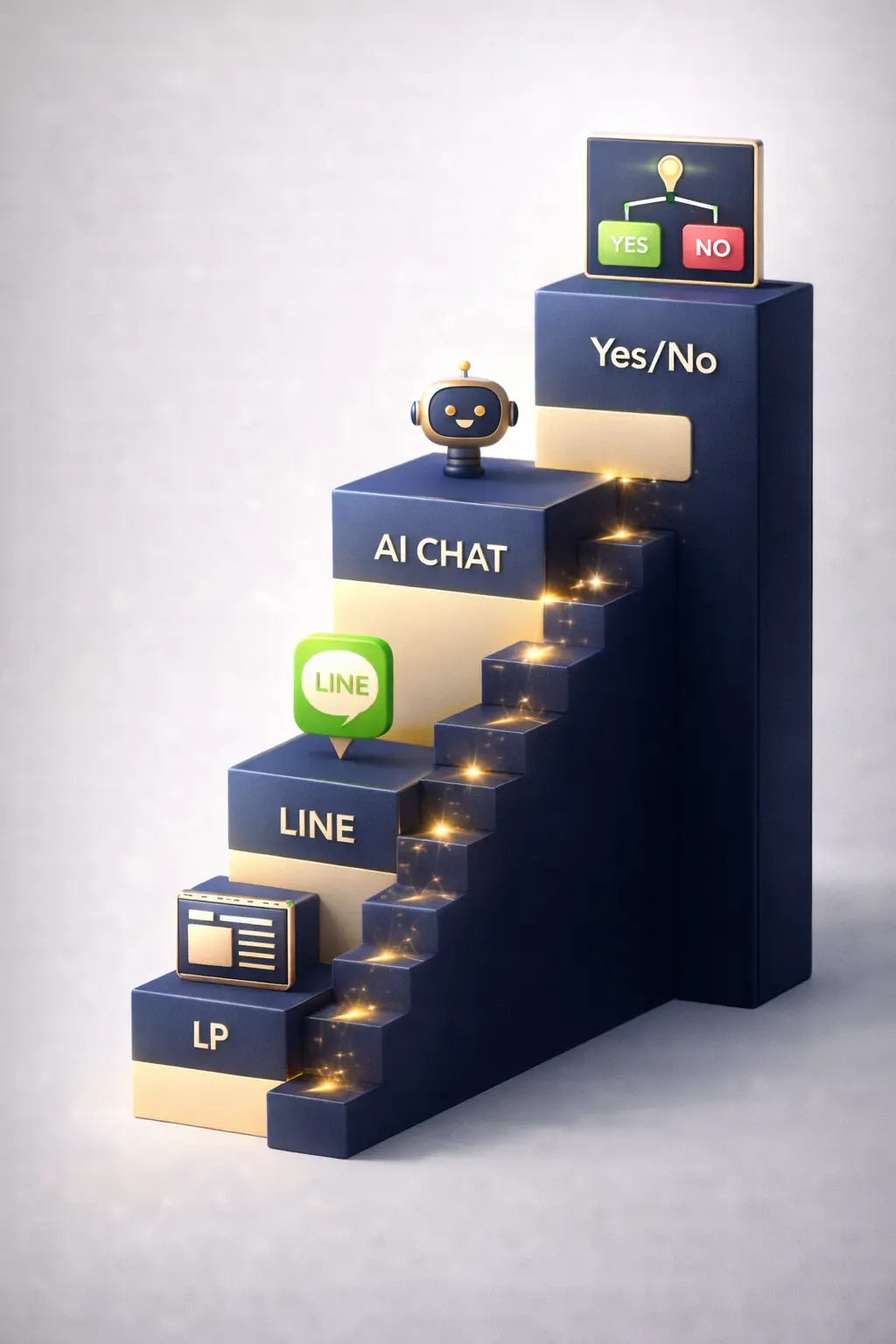 売れる導線を作るステップ：安価なスタートからAIチャットボット・診断チャートによる拡張まで