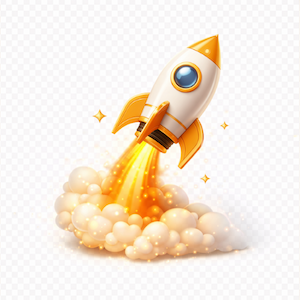 Webサイトの公開と運用サポート開始を示すアイコン